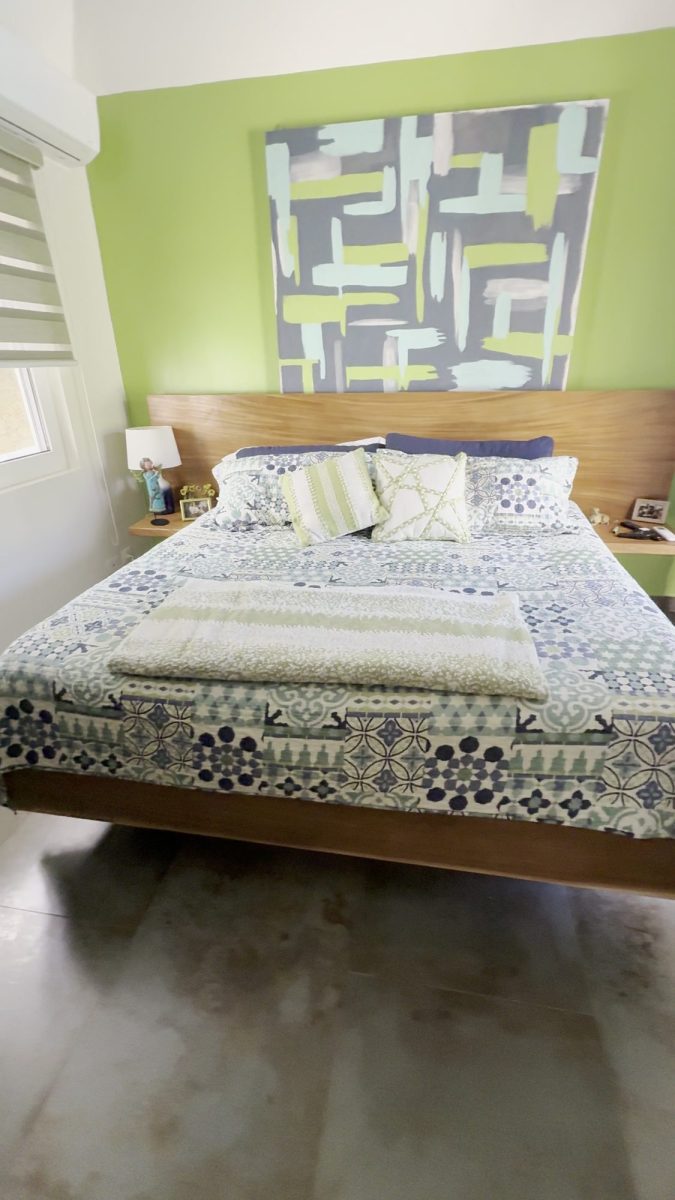 Floating Headboard Bed