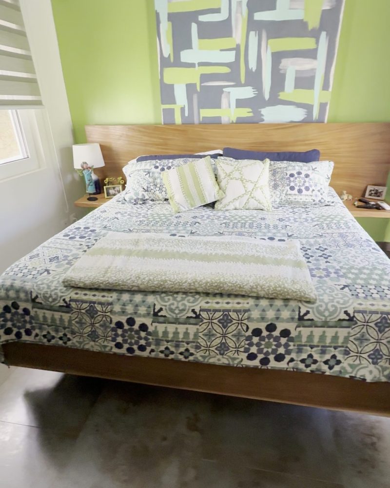 Floating Headboard Bed