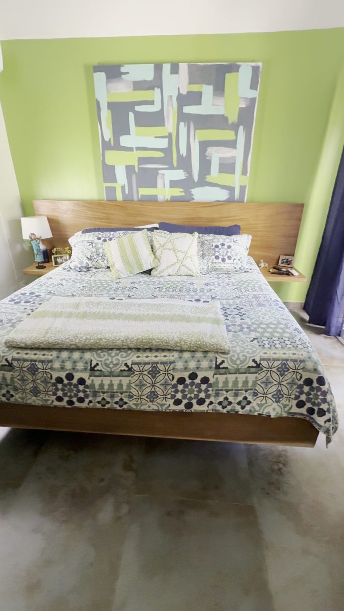 Floating Headboard Bed