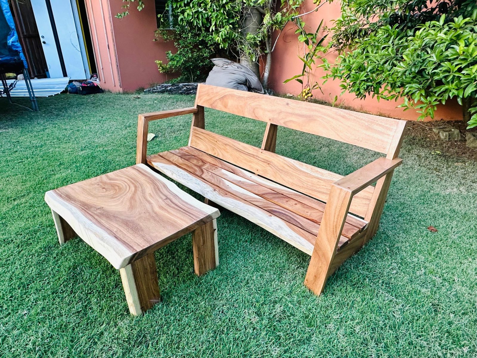 Garden Bench and Coffee Table