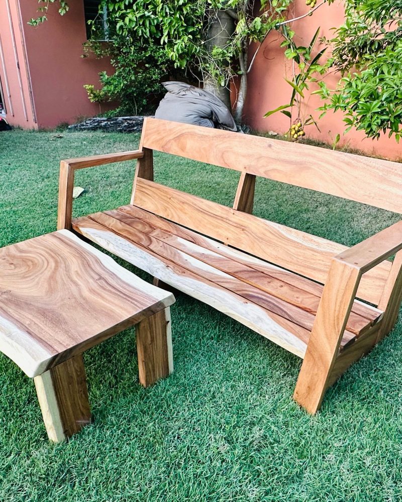 Garden Bench and Coffee Table