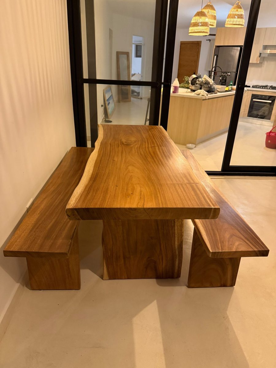 Live Edge Table and Benches