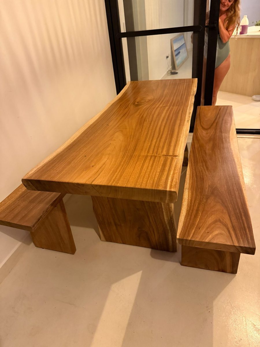 Live Edge Table and Benches
