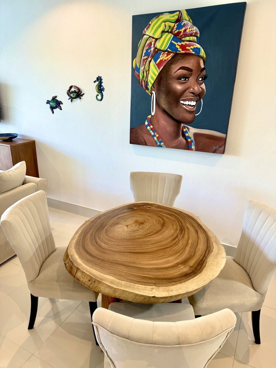 Round Slab Dining Table